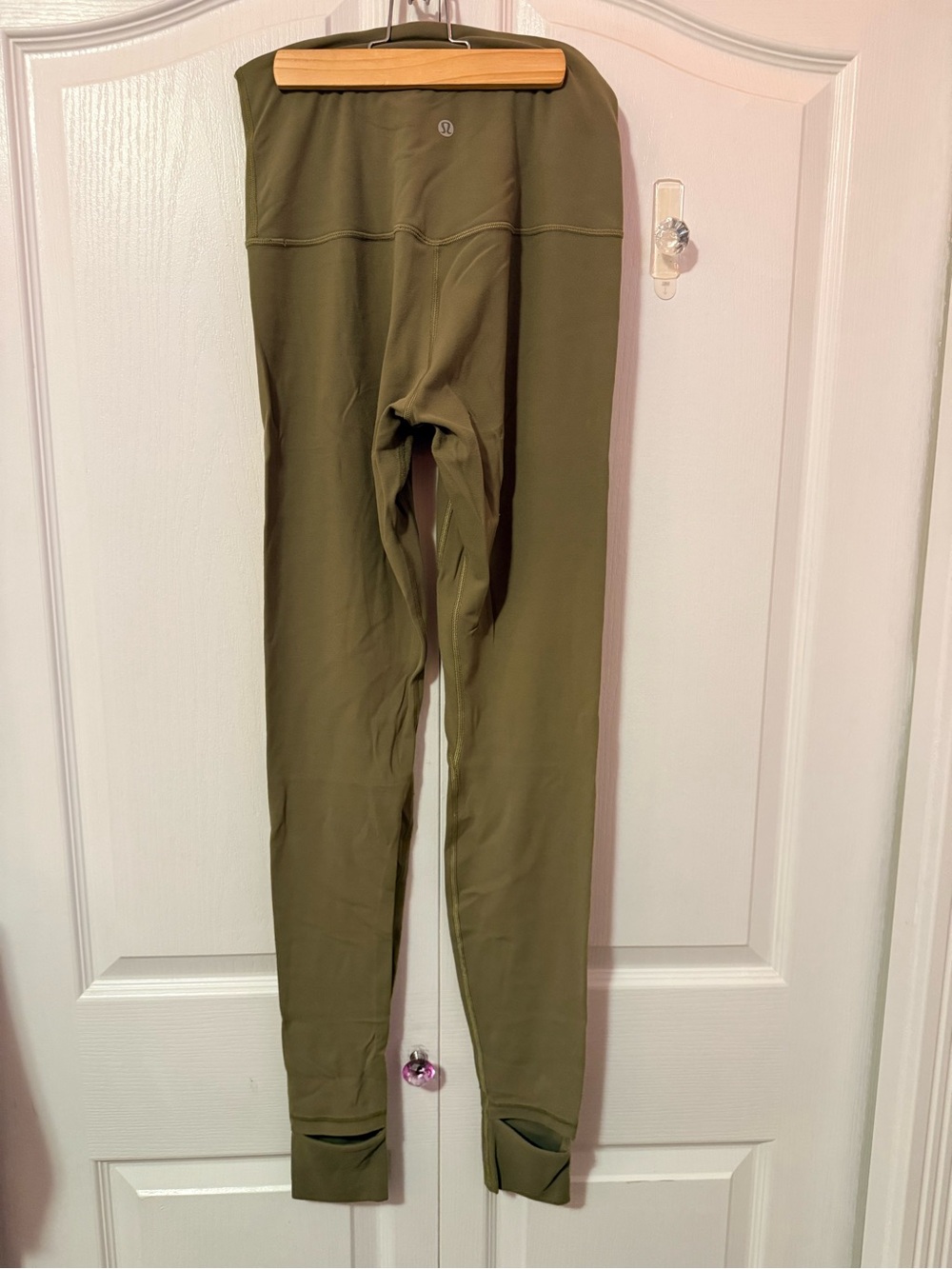 Lululemon bronze green super high rise stirrup pant size 8 - Picture 4 of 5